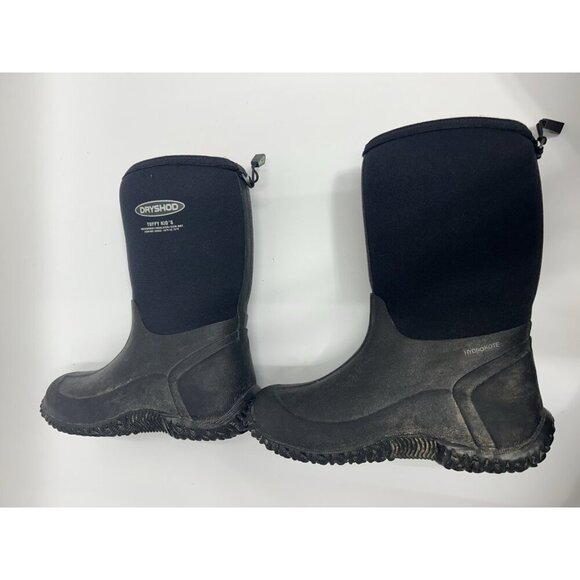 Dryshod Tuffy Boots: Kids Size 1 Black Waterproof Insulated 10-75 Degree Comfort - Picture 8 of 10